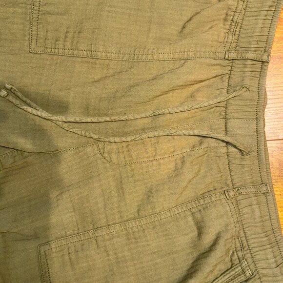Olive Green Cotton Joggers, Medium Old Navy Project Pants - Picture 9 of 11